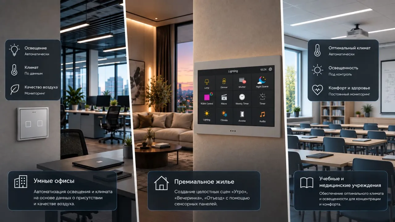 Ключевые продукты Zennio для KNX