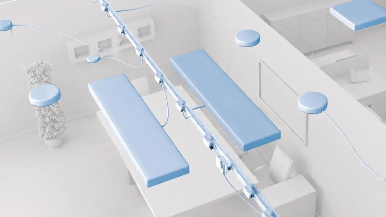 Линии и соединители KNX в гостинице