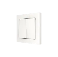 Zennio 830001909 ZS55. Заглушка для двойного выключателя 55x55 мм - матовая белая