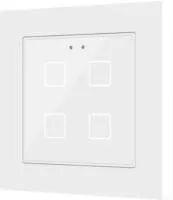 Zennio ZVI-F55X4-GW Выключатель сенсорный KNX Flat 55 X4, 4-кнопочный