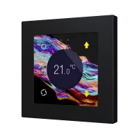 Zennio ZVIFR55DC360 Выключатель сенсорный KNX Flat RGB 55 Display, 55x55, полностью кастомизируемый (360°)