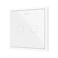 Zennio ZVIFR70X2W Выключатель сенсорный KNX Flat RGB 70 X2, 2 кнопки, 70x70, белый