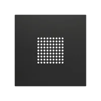 Zennio ZS70CRBOXA ZS70. RingBOX - накладка на дверной звонок KNX 70x70 мм, антрацит