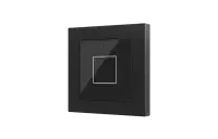 Zennio ZVIFR55X1A Flat RGB 55 X1. Емкостный сенсорный переключатель с RGB-подсветкой (55 x 55 мм), 1 кнопка, антрацит