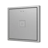 Zennio ZVITR70X1S Tecla RGB 70 X1. PC-ABS Емкостная кнопка с RGB-подсветкой, 70 x 70 пикселей, 1 кнопка