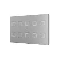 Zennio ZVITRXL10S Tecla RGB XL 10. PC-ABS Емкостная кнопка, 10 кнопок