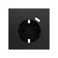 Zennio ZS70CSC1USA ZS70, Крышка для розетки Schuko с разъемом USB C 70x70 мм – Антрацит