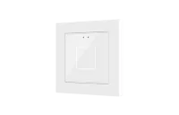 Zennio ZVIFR55X1W Flat RGB 55 X1. Емкостный сенсорный переключатель с RGB-подсветкой (55 x 55 мм), 1 кнопка, белый