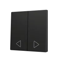 Zennio ZS70CSOFT22AC ZS70, Накладка для кнопки Double KNX Soft 70x70 мм, Наклон вниз, Антрацит, На заказ