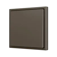 Zennio ZS701PB1M ZS70, Простая мягкая кнопка для 1 бинарного входа 70x70 мм – Мокко