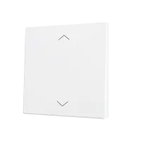 Zennio ZS70CSOFT12SHMW ZS70, Крышка для кнопки Simple KNX Soft 70x70 мм, Наклон вверх и вниз, Значок затвора, Матовый белый
