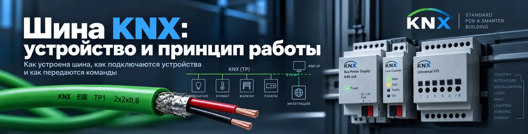 Шина KNX: устройство и принцип работы Шина KNX: устройство и принцип работы