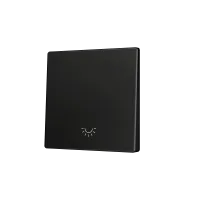 Zennio ZS55CSOFT11LA ZS55, Накладка для кнопки Simple KNX Soft 55x55 мм, Наклон вниз, Значок подсветки, Антрацит