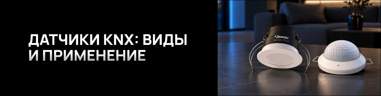 Датчики KNX: виды и применение Датчики KNX: виды и применение