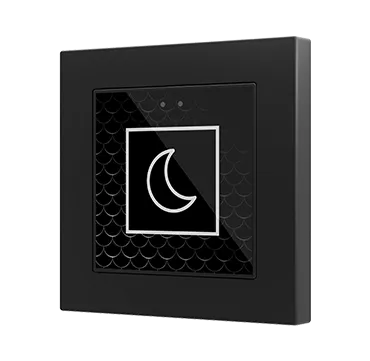 Zennio ZVIF55X4V2 Емкостный сенсорный выключатель с подсветкой (55 x 55 мм) Flat 55 X1v2
