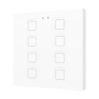 Zennio ZVIT8W Tecla 8. PC-ABS Емкостная кнопка - 8 кнопок - Белый