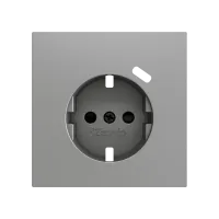 Zennio ZS70CSC1USS ZS70, Крышка для розетки Schuko с разъемом USB C 70x70 мм – Серебристый