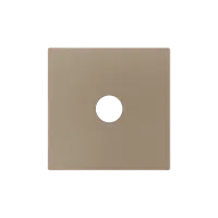 Zennio 830002704 ZS55, Крышка для разъема 3,5 мм 55x55 мм, Шампанское
