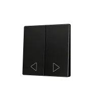 Zennio ZS55CSOFT22AC ZS55, Накладка для кнопки Double KNX Soft 55x55 мм, Наклон вниз, Антрацит, На заказ