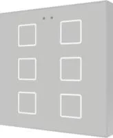 Zennio ZVI-F6-S Выключатель сенсорный KNX Flat F6, 6-кнопочный