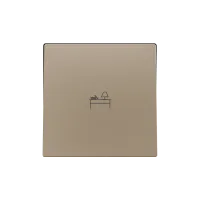 Zennio 830004204 ZS55, Защитная накладка на один переключатель 55x55 мм, Шампанское, На заказ