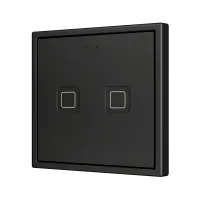 Zennio ZVITR70X2A Tecla RGB 70 X2. PC-ABS Емкостная кнопка с RGB-подсветкой, 70 x 70 пикселей, 2 кнопки