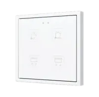 Zennio ZVIT70X4 Tecla 70х4. PC-ABS Емкостная кнопка 70x70 - 4 кнопки - Custom (рамка ZS70 не входит в комплект)