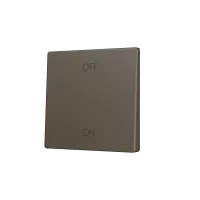 Zennio ZS55CSOFT12MC ZS55, Накладка для кнопки Simple KNX Soft 55x55 мм, Наклон вверх и вниз, Мокко, На заказ