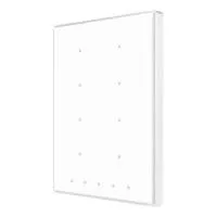 Zennio ZVI-TMDP8-PW Выключатель сенсорный KNX Touch-MyDesign Plus, 8-кнопочный, 5 дополнительных сенсорных зон, 2хAI/DI, термостат, датчик температуры