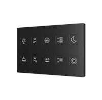 Zennio ZVITXLX10 Емкостный сенсорный выключатель с подсветкой Tecla XL X10