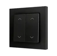 Zennio ZS552PB4SA ZS55. Простая сенсорная кнопка для 1 двоичного входа, 55 x 55 мм, антрацит