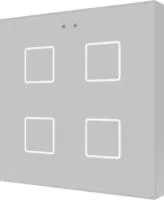 Zennio ZVI-F4-S Выключатель сенсорный KNX Flat F4, 4-кнопочный