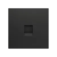 Zennio ZS70C145A ZS70, Защитная накладка для разъема RJ45 70x70 мм, 1 вставка, Антрацит