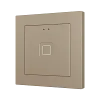 Zennio ZVIT55X1C Tecla 55 X1. PC-ABS Емкостная кнопка 55x55 - 1 кнопка - Шампань (рама ZS55 не входит в комплект)