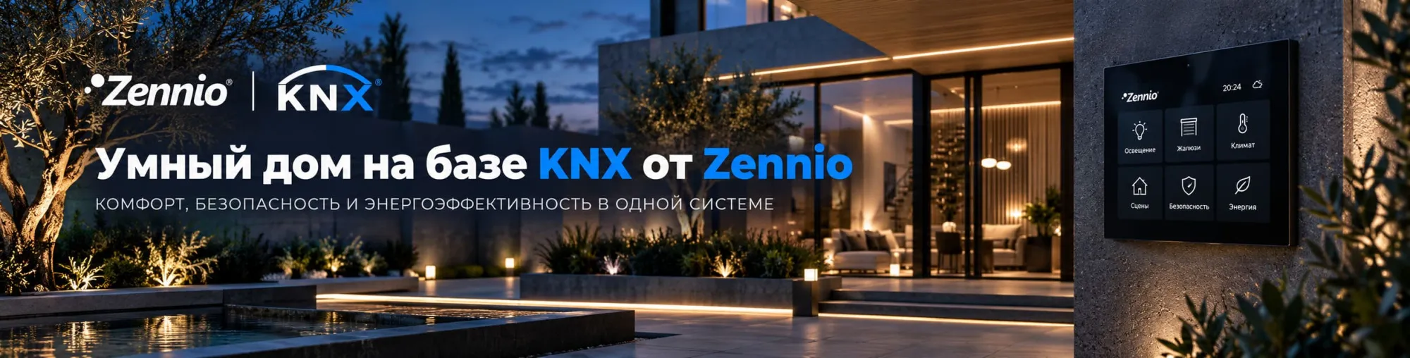 Умный дом на базе KNX от Zennio Умный дом на базе KNX от Zennio