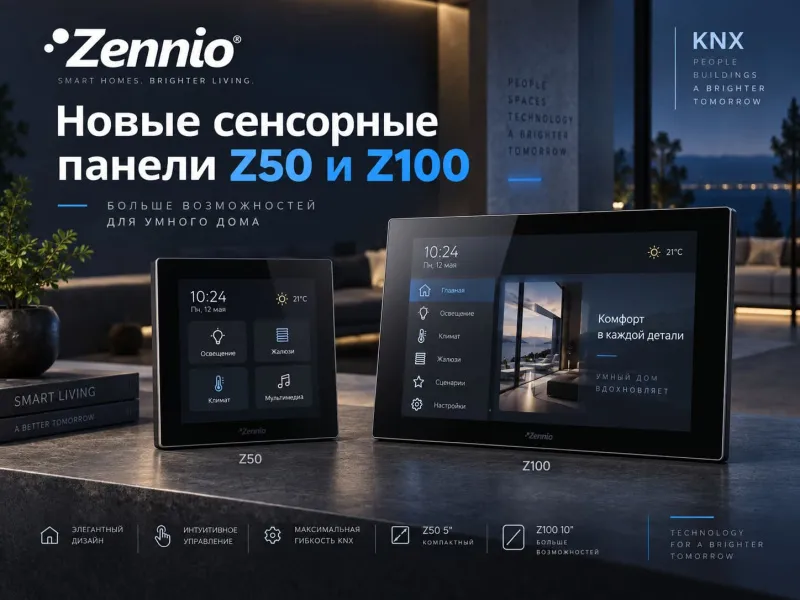 Новые сенсорные панели Z50 и Z100