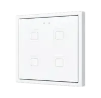 Zennio ZVIF70X6S Flat 70х6. PC-ABS Емкостная кнопка 70x70 - 6 кнопок - Серебристый (рамка ZS70 не входит в комплект)