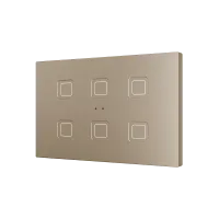 Zennio ZVITRXL6C Tecla RGB XL 6. PC-ABS Емкостная кнопка, 6 кнопок