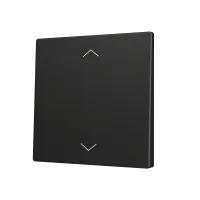 Zennio ZS70CSOFT12SHA ZS70, Крышка для кнопки Simple KNX Soft 70x70 мм, Наклон вверх и вниз, Значок затвора, Антрацит