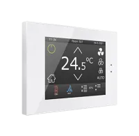 Zennio ZVIZ40GW Сенсорная панель KNX Z40, емкостной ЖК дисплей 4.1” с фоновой подсветкой, цвет: глянцевый белый