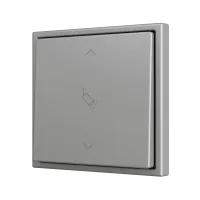 Zennio ZS701PB2SC ZS70, Простая мягкая кнопка для 2 бинарных входов 70x70 мм – Серебристый – На заказ