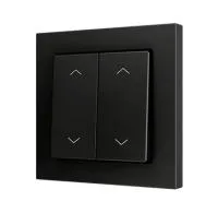 Zennio ZS55CSOFT24SHA Накладка на двухклавишный выключатель KNX Soft Push Button с иконками вверх / вниз