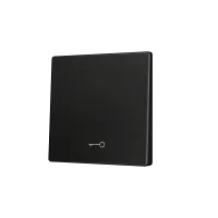 Zennio ZS55CSOFT11KA ZS55, Накладка для кнопки Simple KNX Soft 55x55 мм, Наклон вниз, Значок клавиши, Антрацит