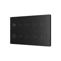 Zennio ZVITRXL10 Tecla RGB XL 10. PC-ABS Емкостная кнопка, 10 кнопок
