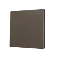 Zennio ZS70CSOFT11M ZS70, Накладка для кнопки Simple KNX Soft 70x70 мм, Наклон вниз, Мокко