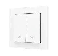 Zennio ZS552PB2SMW ZS55. Простая сенсорная кнопка для 1 двоичного входа, 55 x 55 мм, матовый белый