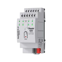 Zennio ZIORQ8V2 Модуль входов RailQUAD 8 v2, 8 универсальных входов, LED-индикация