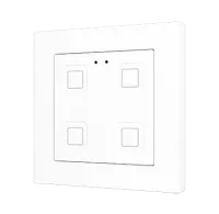 Zennio ZVIT55X4W Выключатель сенсорный KNX Tecla 55 X4