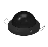 Zennio ZPDCMSA  Мультифункциональный датчик присутствия Presentia C Multisensor, антрацит