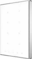 Zennio ZVI-TMDP8-AW Выключатель сенсорный KNX Touch-MyDesign Plus, 8-кнопочный, 5 дополнительных сенсорных зон, 2хAI/DI, термостат, датчик температуры